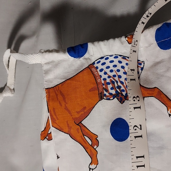 Hand Made Boxer Dog Wearing Boxers  Shorts Draw String Cloth Bag - Picture 7 of 9